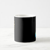 皆既食太陽の地球ムーンサンフォトボム愛好家 コーヒーマグカップ (中央)