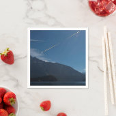 皆既食太陽の山時間の経過 スタンダードカクテルナプキン (インサイチュ)