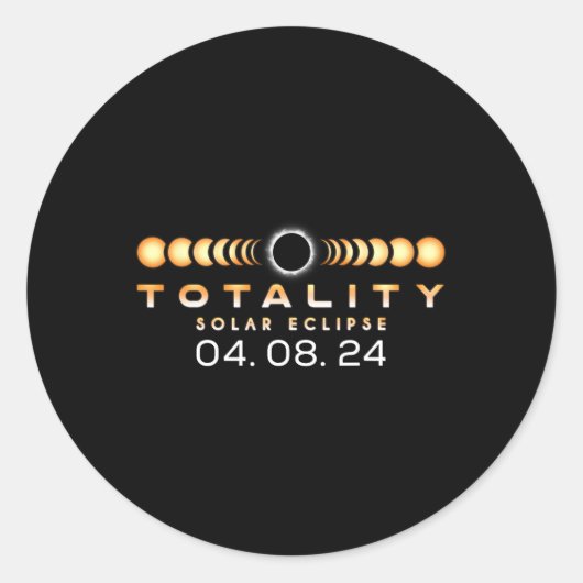 皆既食太陽の春04.08.2024総和P ラウンドシール (正面)