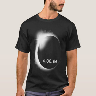 皆既食太陽の春2024年4月8日アメリカ Tシャツ