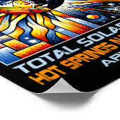 皆既食太陽の熱春アーカンソー ポスター (角)