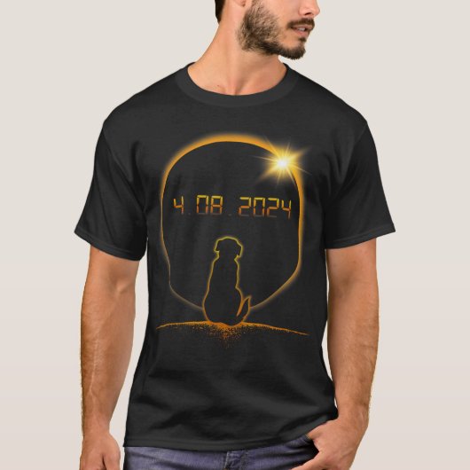 皆既食太陽の犬 Tシャツ (正面)