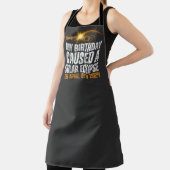 皆既食太陽の生誕4-8-2024カスタム エプロン (インサイチュ)