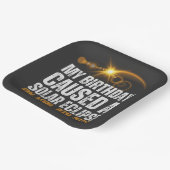 皆既食太陽の生誕4-8-2024カスタム ペーパープレート (傾斜あり)