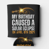 皆既食太陽の生誕4-8-2024カスタム 缶クーラー (裏面)