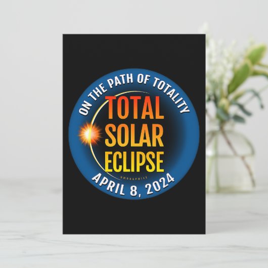 皆既食太陽の総和2024年4月8日04 08 24 招待状 (スタンド正面)