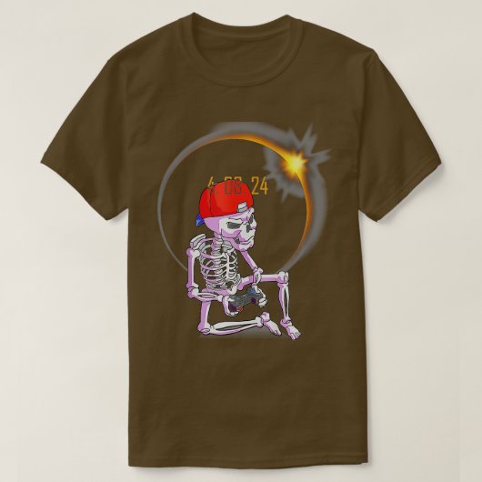 皆既食太陽の04 Tシャツ (デザイン正面)