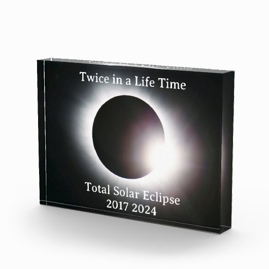 皆既食太陽の2017 2024 フォトブロック (右)