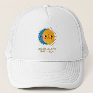 皆既食太陽の2024可愛い太陽のEclipse Kids T キャップ