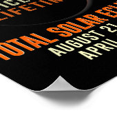 皆既食太陽の2024年の全能をリフトで2回食べる ポスター (角)