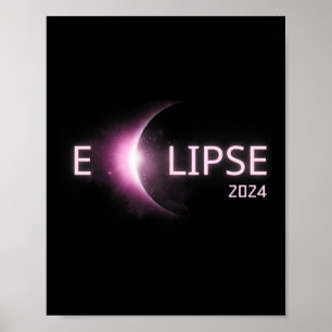 皆既食太陽の2024年皆既食太陽の4. ポスター