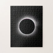 皆既食太陽の2024年4月8日 ジグソーパズル (縦)