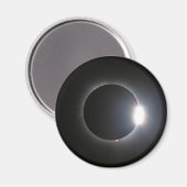 皆既食太陽の2024年4月8日 マグネット (正面/裏面)