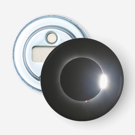 皆既食太陽の2024年4月8日 栓抜き (正面)