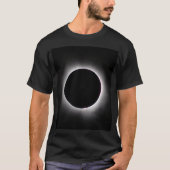 皆既食太陽の2024年4月8日 Tシャツ (正面)