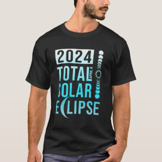 皆既食太陽の2024総和040824 Tシャツ