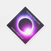 皆既食太陽の2024 スタンダードランチョンナプキン (角)