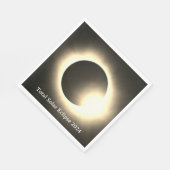 皆既食太陽の2024 スタンダードランチョンナプキン (角)