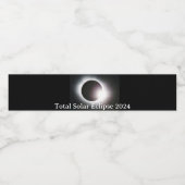 皆既食太陽の2024 ペットボトルラベル (シングルラベル)