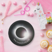 皆既食太陽の2024 ペーパープレート (パーティー)