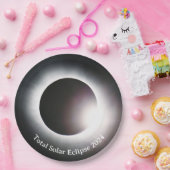 皆既食太陽の2024 ペーパープレート (パーティー)
