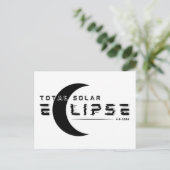 皆既食太陽の2024 ポストカード (スタンド正面)