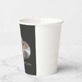 皆既食太陽の2025おもしろいデザイン。全体性 紙コップ (左)