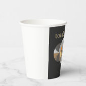 皆既食太陽の2025おもしろいデザイン。全体性 紙コップ (右)