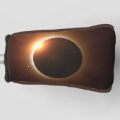 皆既食太陽の ゴルフヘッドカバー (正面)
