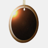 皆既食太陽の セラミックオーナメント (右)