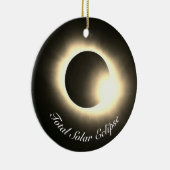皆既食太陽の セラミックオーナメント (右)