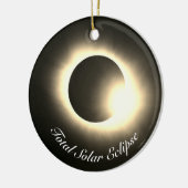 皆既食太陽の セラミックオーナメント (左)