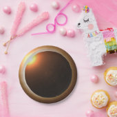 皆既食太陽の ペーパープレート (パーティー)