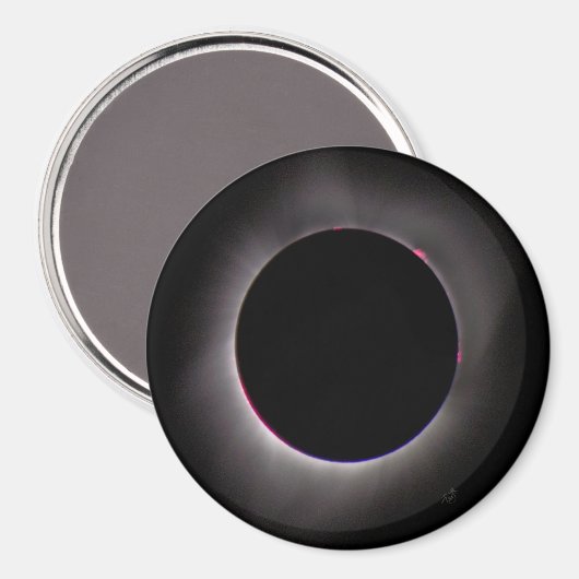 皆既食太陽の マグネット (正面/裏面)