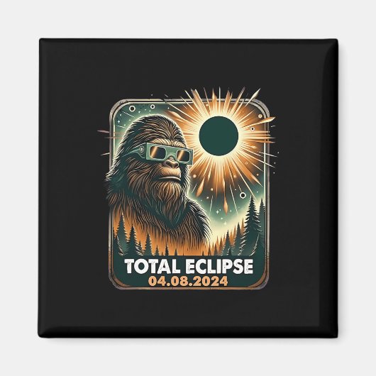 皆既食太陽の マグネット (正面)