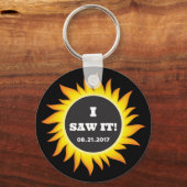 皆既食太陽の- 08.21.2017 キーホルダー (正面)