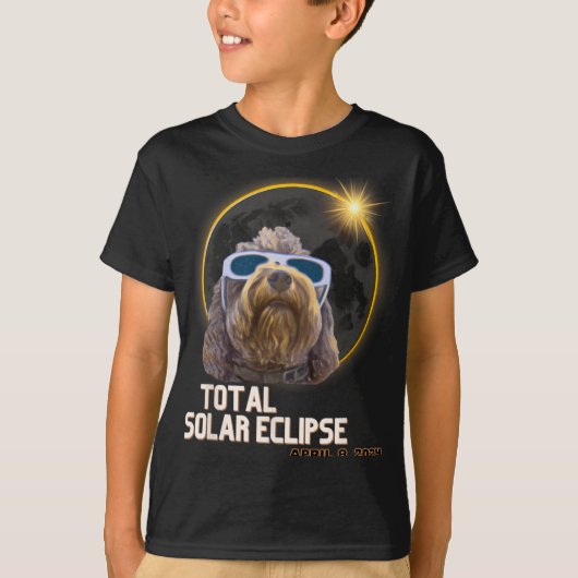 皆既食太陽のGの金食 Tシャツ (正面)
