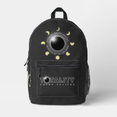 皆既食 |プリントカットソーバッグ プリントバックパック (正面)