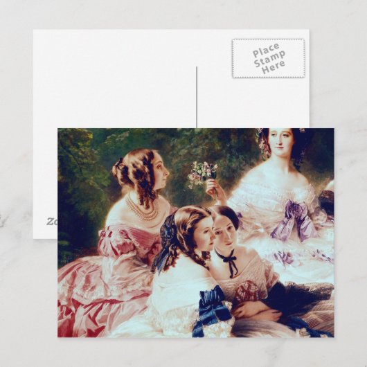 皇后と侍女 ポストカード (正面/裏面)