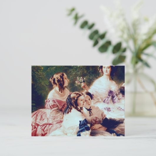 皇后と侍女 ポストカード (スタンド正面)