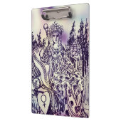 皇后の占いカードのクリップボード クリップボード (左)