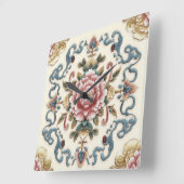 皇后の放射能 スクエア壁時計 (傾斜)