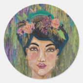 皇后アメジストアジア貴族の女王 ラウンドシール (正面)