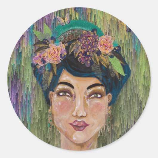 皇后アメジストアジア貴族の女王 ラウンドシール (正面)