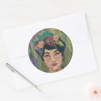 皇后アメジストアジア貴族の女王 ラウンドシール