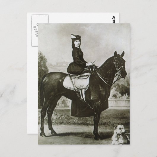 皇后エリザベート乗馬サイデドル#014SS ポストカード (正面/裏面)