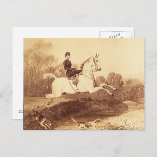 皇后エリザベート乗馬サイデドル#021SS ポストカード (正面/裏面)