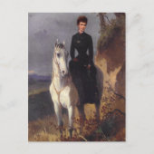 皇后シシ乗馬サイデドル#026SS ポストカード (正面)