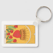 皇后タロットカード専攻のarcana キーホルダー (正面)