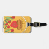 皇后タロットカード専攻のarcana ラゲッジタグ (正面横)